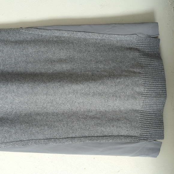 HP. Joseph Asymmetric Waist Drop Midi Dress In Grey - Picture 9 of 14